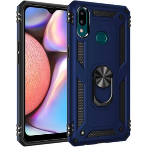 Samsung Galaxy A10S Kılıf Vega Yüzüklü Standlı + Ekran Koruyucu