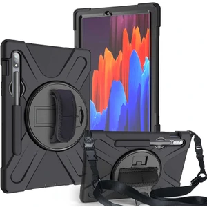 Samsung Galaxy Tab S7 Zırhlı Armour Defender Askılı Kılıf Sm - T870
