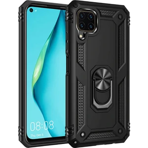 Huawei P40 Lite Kılıf Vega Yüzüklü Standlı Darbe Korumalı