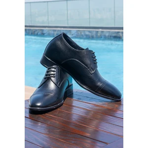 El Yapımı Klasik Dikişli Model +7 Veya +9 cm Boy Uzatan Gizli Topuk Ayakkabı Damatlık Kundura