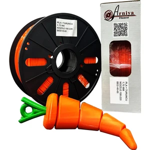 Arniya Filament Arniya Turuncu Pla+ Filament 1.75MM 1kg
