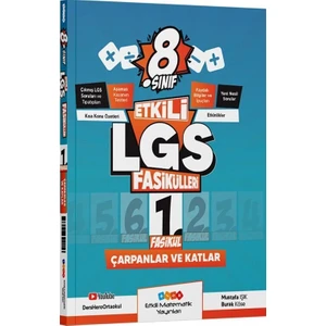 Etkili Matematik Yayınları 8. Sınıf Etkili Lgs Fasikülleri Çarpan ve Katlar 1