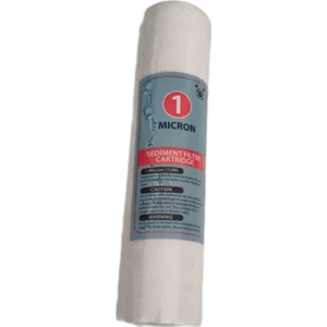 10" 1 Micron Su Arıtma Filtresi Sediment Spun Elyaf (Adet Seçenekleri)
