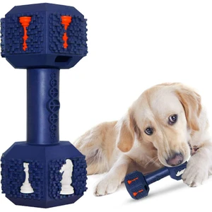 Doğal Lateks Köpek Oyuncağı ve Diş Taşı Önleyici - Orta Boy -16CM