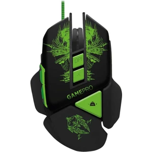PGS302 Kablolu LED Aydınlatma Programlanabilir Ağırlıklı 7200DPI Gaming Oyuncu Mouse Siyah
