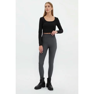 Spor Yüksek Bel Toparlayıcı Kadın Slim Tayt