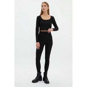 Spor Yüksek Bel Toparlayıcı Kadın Slim Tayt