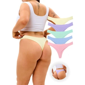 ALYA UNDERWEAR Kadın Tanga Külot 5 Adet ( Multicolor-P15 )