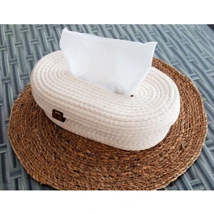 Life For You LİFE FOR YOU KAPAKLI PEÇETELİK 15*25CM KREM Sepet Düzenleyici Organizer Çok Amaçlı