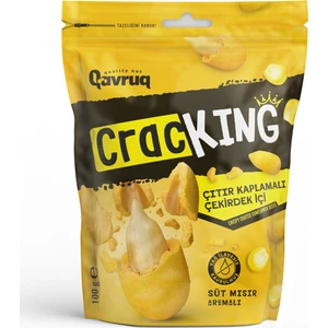 Qavruq Kuruyemiş Crackıng Çıtır Kaplamalı Çekirdek Içi Süt Mısırlı