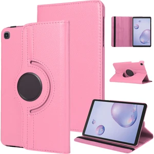 Samsung Galaxy Tab S6 Lite Kılıf 360 Derece Dönebilen Yatay ve Dikey Standlı Deri Kılıf + 9h Tam Kaplayan Nano Ekran Koruyucu