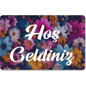 M&H Quality Dijital Baskılı 3D Kapı Önü Paspas Çiçek Desenli Ev Içi ve Dışı Banyo Mutfak Çocuk Odası Için kullanılabilir