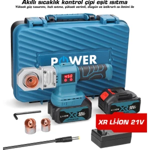 Power Black Şarjlı Ppr Boru Kaynak Makinesi