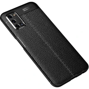 Oppo A52 Uyumlu Kılıf Deri Silikon Yüzey Darbe Korumalı Soft Yapı Case Cover Çiziklerden Kirden ve Darbeden Korumalı Kılıf