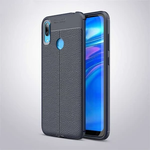 Huawei Y7 Prime 2019 Uyumlu Kılıf Deri Silikon Yüzey Darbe Korumalı Soft Yapı Case Cover Çiziklerden Kirden ve Darbeden Korumalı Kılıf