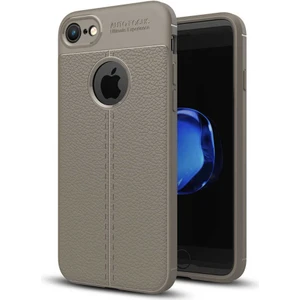 Apple iPhone 7 Uyumlu Kılıf Deri Silikon Yüzey Darbe Korumalı Soft Yapı Case Cover Çiziklerden Kirden ve Darbeden Korumalı Kılıf