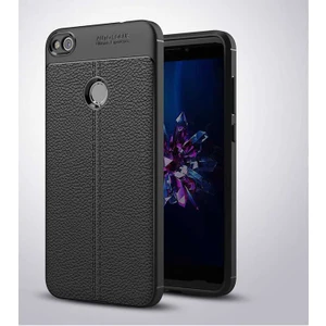 Huawei P9 Lite Mini Uyumlu Kılıf Deri Silikon Yüzey Darbe Korumalı Soft Yapı Case Cover Çiziklerden Kirden ve Darbeden Korumalı Kılıf