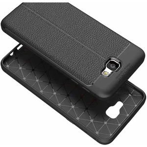 Samsung Galaxy J5 Prime Uyumlu Kılıf Deri Silikon Yüzey Darbe Korumalı Soft Yapı Case Cover Çiziklerden Kirden ve Darbeden Korumalı Kılıf