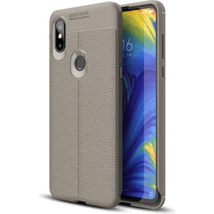 Xiaomi Mi Mix 3 Uyumlu Kılıf Deri Silikon Yüzey Darbe Korumalı Soft Yapı Case Cover Çiziklerden Kirden ve Darbeden Korumalı Kılıf