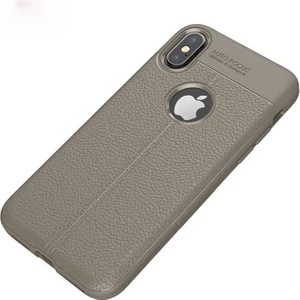 Apple iPhone Xs Max 6.5 Uyumlu Kılıf Deri Silikon Yüzey Darbe Korumalı Soft Yapı Case Cover Çiziklerden Kirden ve Darbeden Korumalı Kılıf