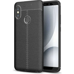 Xiaomi Redmi Note 5 Pro Uyumlu Kılıf Deri Silikon Yüzey Darbe Korumalı Soft Yapı Case Cover Çiziklerden Kirden ve Darbeden Korumalı Kılıf