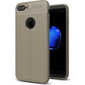 Apple iPhone 7 Plus Uyumlu Kılıf Deri Silikon Yüzey Darbe Korumalı Soft Yapı Case Cover Çiziklerden Kirden ve Darbeden Korumalı Kılıf