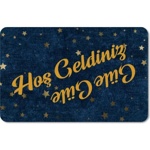 M&H Quality Dijital Baskılı  Kapı Önü Paspas Çiçek Desenli Hoş Geldiniz Yazılır Ev Içi ve Dışı Banyo Mutfak Çocuk Odası Için kullanılabilir
