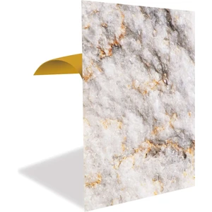 Kendinden Yapışkanlı Gold Mermer Desenli Pvc Panel 41 x 62 cm (12 Adet) 3 M²
