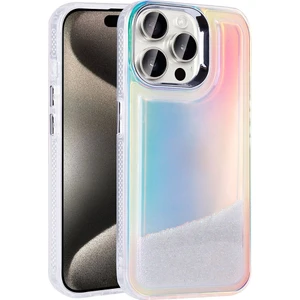 Apple iPhone 15 Pro Max Kılıf Airbagli Renkli Arka Yüzey Boncuk Tasarımlı Kumul Kapak