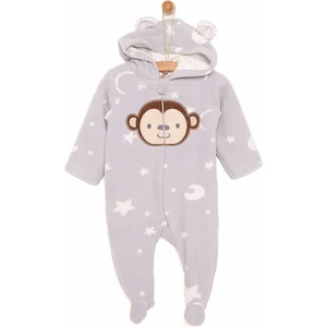 HelloBaby Yenidoğan Polar Kapüşonlu Patikli Tulum Erkek Bebek