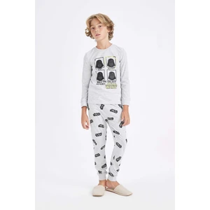 Erkek Çocuk Pijama Takımı Star Wars Uzun Kollu Üst Uzun Alt D5094A824WN