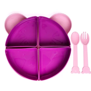 Baby Plus 7 Parça Yemek Seti Lila-Mor