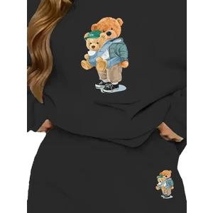 Eşofman Takımı Happyfather Baskılı Büyük Beden Alt Üst Takım