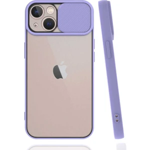 NSM Tech Apple iPhone 13 Kılıf Lensi Kapak - Lila