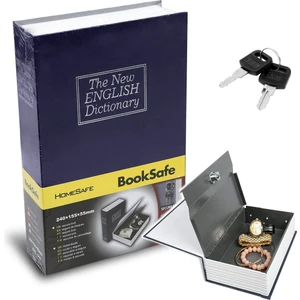 Mj Toys Kitap Şeklinde Siyah Büyük Boy Gizli Güvenlik Kitap Görünümlü Hazine Güvenlik Para Kasası