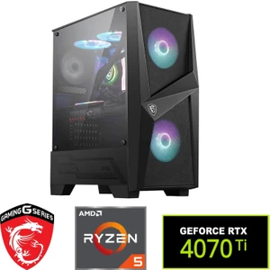 12GB Rtx 4070Tİ – Gaming Pc Ddr5 – Ryzen 5 7600X – 32GB Ddr5 6000 Mhz Ram  - 1tb M.2 SSD – Sıvı Sogutmalı – Windows 11 Pro