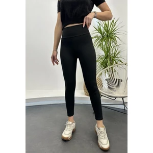 CMZ Collection Kadın Spor ve Günlük Parlak Yüksek Bel Tayt