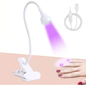Masa Sabitlemeli Uv LED Kurutucu Lamba Jel Tips Kurutucu Oje Kurutucu 3W