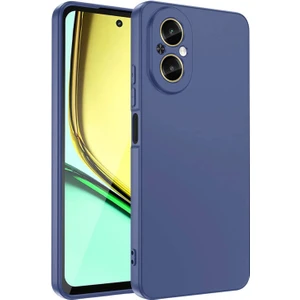 Techno Guru Realme 12 Lite Kılıf Kadife Dolgulu Şık Candy Lansman Silikon Kapak