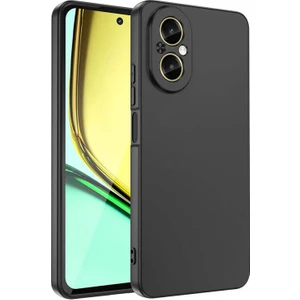 Techno Guru Realme 12 Lite Kılıf Kadife Dolgulu Şık Candy Lansman Silikon Kapak
