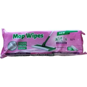 Mop Wipes Mop Havlusu Islak Mendil 40'lı