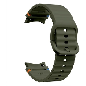 Samsung Galaxy Watch 7/fe/6/5/4 Uyumlu Kordon Kavisli Tam Uyumlu Spor Silikon Kordon Dalgalı Tasarım