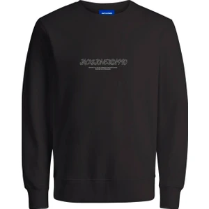 Jack & Jones Yazılı Bisiklet Yaka Sweatshirt 12266942