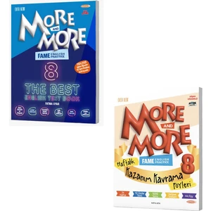 Kurmay Yayınları 2025 8. Sınıf LGS More and More Test Book - More and More Kazanım Föyleri