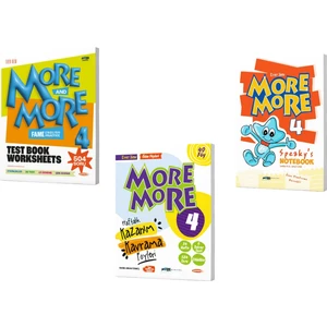 Kurmay Yayınları 2025 4. Sınıf More and More Test Book - More and More Haftalık Föy - More and More Speakys Akıllı Defter