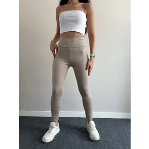 Sea Queen Kadın Büyük Beden Toparlayıcı Yüksek Bel Fitilli Tayt