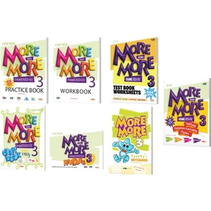 Kurmay Yayınları 2025 3. Sınıf More and More Practice Book - More and More Test Book - More and More Föy - More and More Speakys Akıllı Defter