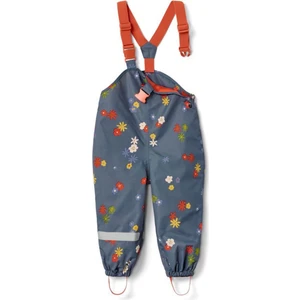 Çocuk Yağmur Tulumu Pantolon Polarsız Çicekli