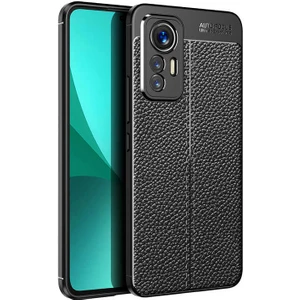 Xiaomi Xiaomi 12 Lite Kılıf Niss Silikon Kapak-Siyah