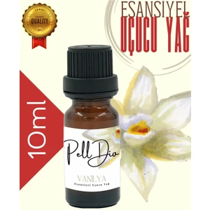 PellDio Home Vanilya Esansiyel Uçucu Yağ, Buhurdanlık Yağı, Difüzör Esansı, Oda Kokusu 10ML